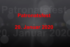 Patronatsfest 2020
